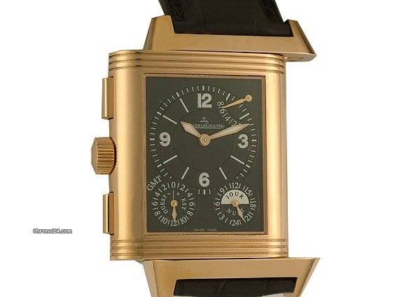 replica Jaeger-LeCoultre Reverso Grande GMT 18kt Rosegold Handaufzug 47x29mm WATCHES 1