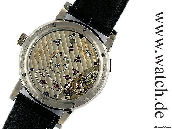 A. Lange & Sohne Lange 1 Mondphase Platin 38mm WATCHES 2