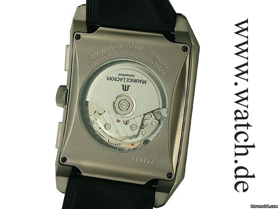 Maurice Lacroix Pontos Rectangulare Chronograph Titan 38x43mm WATCHES 2