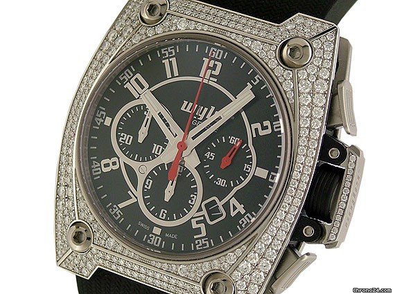 Wyler Chrono Diamond Kautschuk 52x43mm WATCHES 2