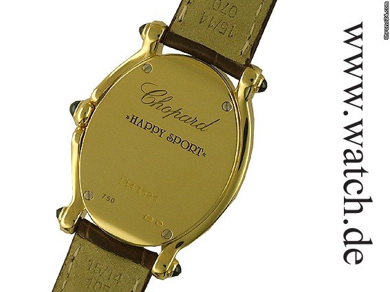 Chopard Happy Sport Gelbgold Diamond 40x29mm WATCHES 2