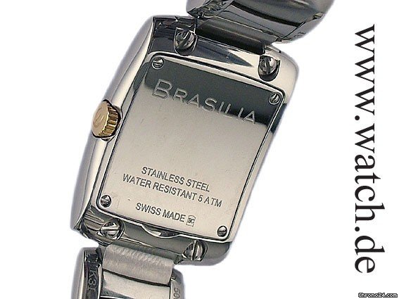 Ebel Brasilia Mini Stahl/Gelbgold 28x24mm WATCHES 2