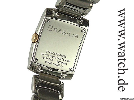 Ebel Brasilia Mini Stahl/Gelbgold Diamond Perlmutt 28x24mm WATCHES 2