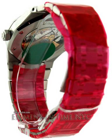 replica Audemars Piguet Royal Oak Date Steel On Bracelet Blue Dial WATCHES 1