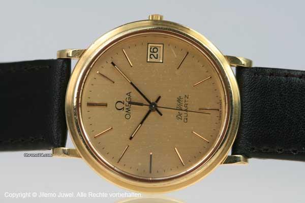 Omega DE VILLE QUARTZ EDELSTAHL / VERGOLDET WATCHES 2