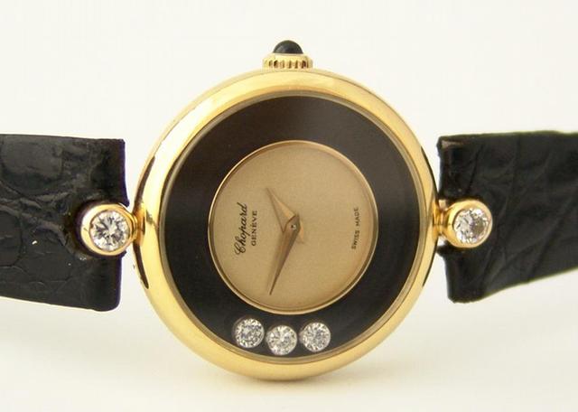 replica Chopard Happy Diamonds 18 Krt.Gold WATCHES 1