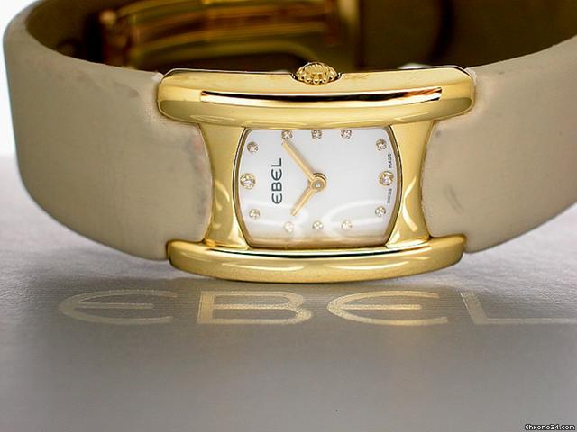 Ebel Damen "BELUGA" 750/- Gelbgold Quarz WATCHES 2