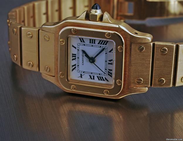 Cartier Santos 18kt Gold WATCHES 2