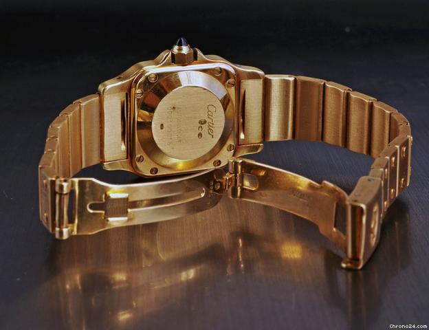 replica Cartier Santos 18kt Gold WATCHES 1