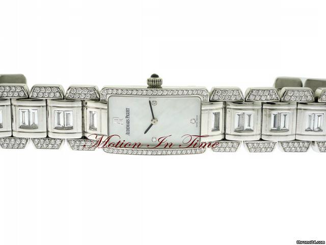 Audemars Piguet LADIES' CLASSIQUE WHITE GOLD BAGUETTE DIAMOND WATCHES 2
