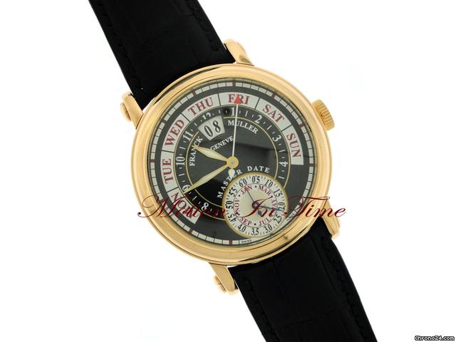 Franck Muller 7002 GG GRAND DATE "MASTER DATE" ROSE GOLD RARE 2010 42.5mm WATCHES 2