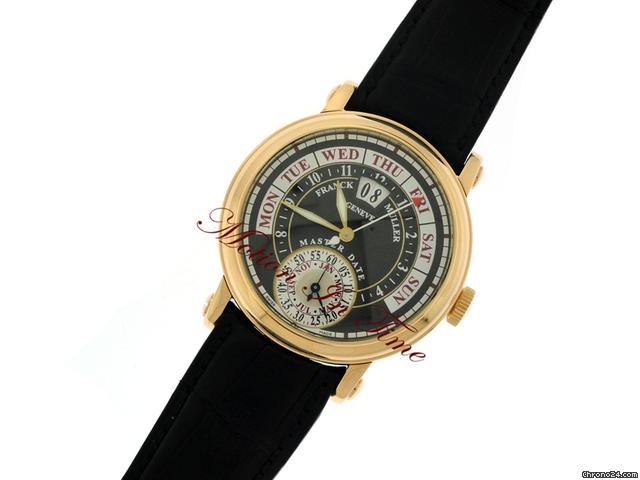 replica Franck Muller 7002 GG GRAND DATE "MASTER DATE" ROSE GOLD RARE 2010 42.5mm WATCHES 1