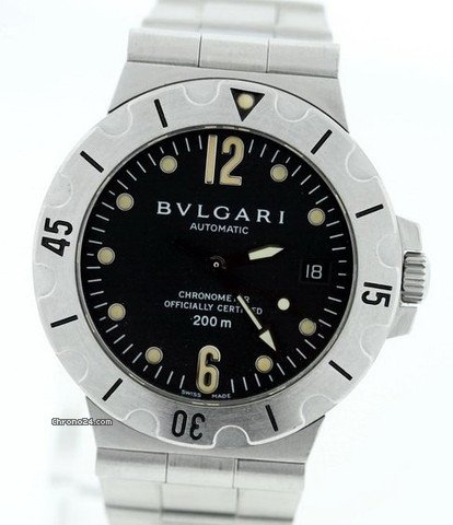 Bulgari Diagono SD 38 S Pre-owned WATCHES 2