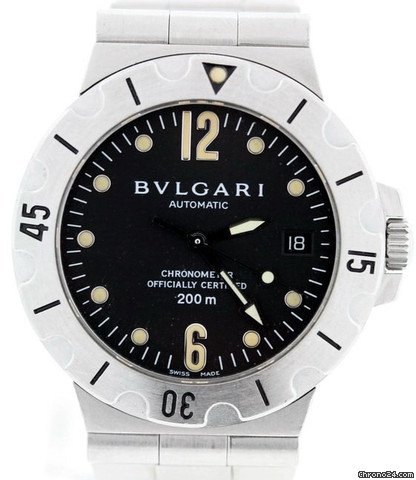 replica Bulgari Diagono SD 38 S Pre-owned WATCHES 1
