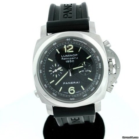 Panerai Luminor Chronograph PAM00213 Pre-owned WATCHES 2
