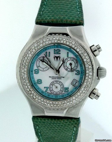 replica Technomarine Chronograph Ladies Pre-owned WATCHES 1