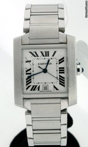 Cartier Tank Fransaise Pre-owned Men's WATCHES 2