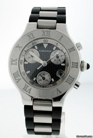 Cartier Must 21 Chronoscaph Men's W10125U2 Pre-owned WATCHES 2