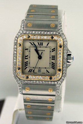 Cartier Santos Men's Pre-owned W20011C4 WATCHES 2