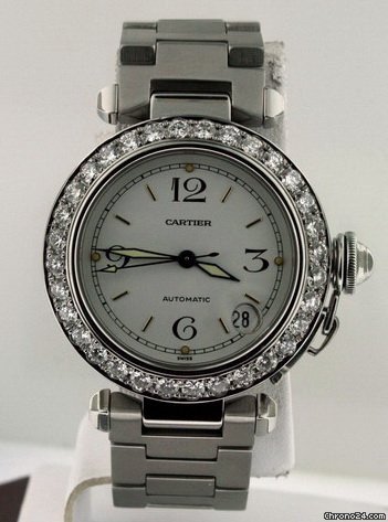 Cartier Pasha C Mid-Size Pre-owned W31074M7 WATCHES 2