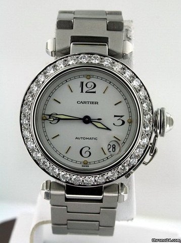 replica Cartier Pasha C Mid-Size Pre-owned W31074M7 WATCHES 1