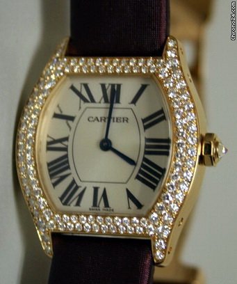 Cartier Tortue Ladies Yellow Gold WATCHES 2