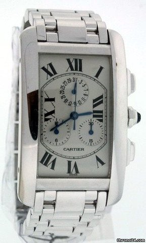 Cartier Tank Americaine Men's W26033L1 WATCHES 2