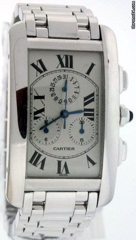 replica Cartier Tank Americaine Men's W26033L1 WATCHES 1