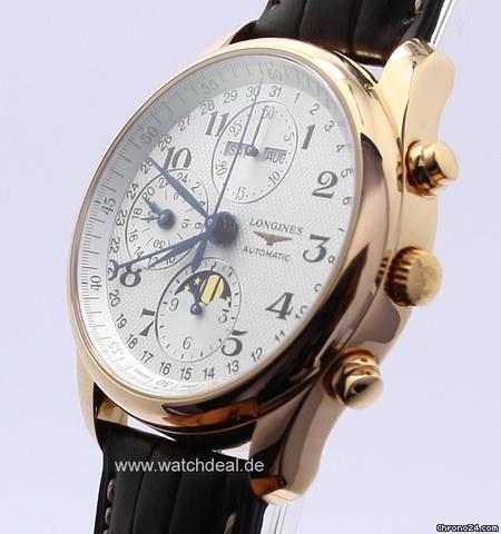 replica Longines Master Chronograph Mondphase NEU incl MWST B+P WATCHES 1