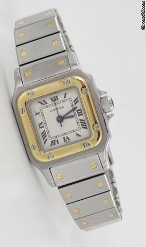 Cartier Santos Damenuhr Stahl / Gold WATCHES 2