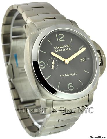 Panerai Luminor 1950 Titanium Black Sandwich PAM 352 WATCHES 2