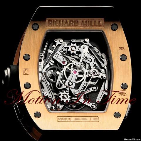 Richard Mille RM-008 TOURBILLON CHRONOGRAPH RATTRAPANTE ROSE GOLD WATCHES 2