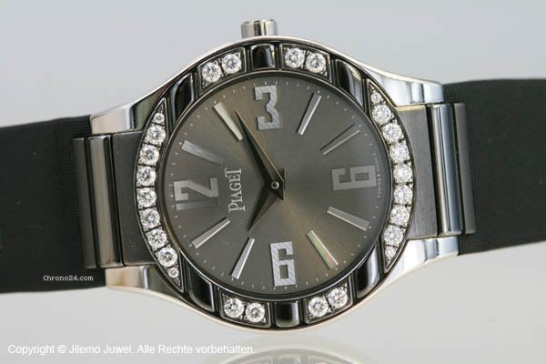 replica Piaget Polo 750 18 K Weissgold mit Brillanten Quarz WATCHES 1