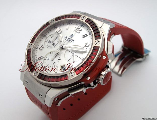 replica Hublot BIG BANG TUTTI FRUTTI "RED" w/ RED SPINELLE BAGUETTES -NEW WATCHES 1 