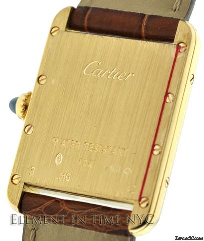 replica Cartier Tank Louis Yellow Gold Ladies WATCHES 1 