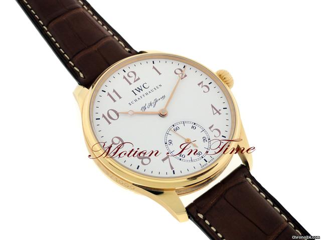 replica IWC Portuguese F.A. Jones Mens - Platinum - PORTUGUESE "F.A. JONES" ROSE GOLD 43mm LIMITED 1000 PIECES WATCHES 1