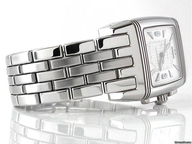 Jaeger-LeCoultre "REVERSO GRAN SPORT CHRONO" Edelstahl Handaufzug WATCHES 2