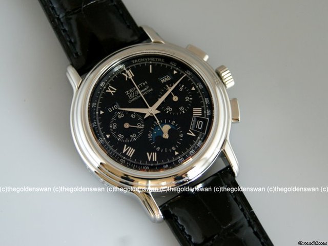 Zenith Chronomaster Moonphase ElPrimero Chrono ITALIAN dial WATCHES 2