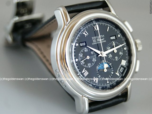 replica Zenith Chronomaster Moonphase ElPrimero Chrono ITALIAN dial WATCHES 1