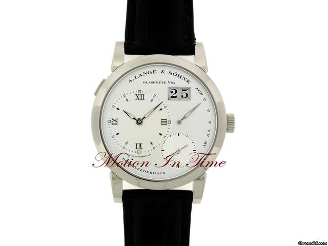 A. Lange & Sohne LANGE 1 WHITE GOLD MEN'S POWER RESERVE w. DATE - NEW WATCHES 2