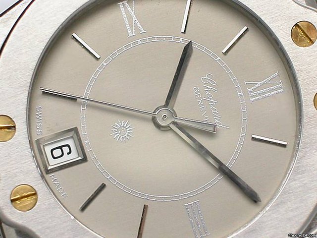 replica Chopard "ST. MORITZ" Edelstahl Quarz WATCHES 1
