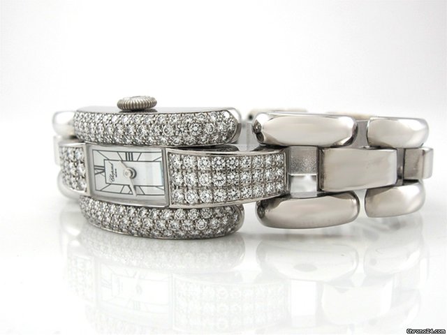 replica Chopard "LA STRADA" Damenuhr 750/- Wei gold Brillanten WATCHES 1
