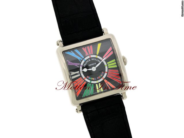 Franck Muller MASTER SQUARE COLOR DREAMS LADIES' WHITE GOLD WATCHES 2