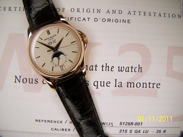 replica Patek Philippe ANNUAL CALENDAR 5125R WEMPE ROSE GOLD LIMITED EDITION WATCHES 1