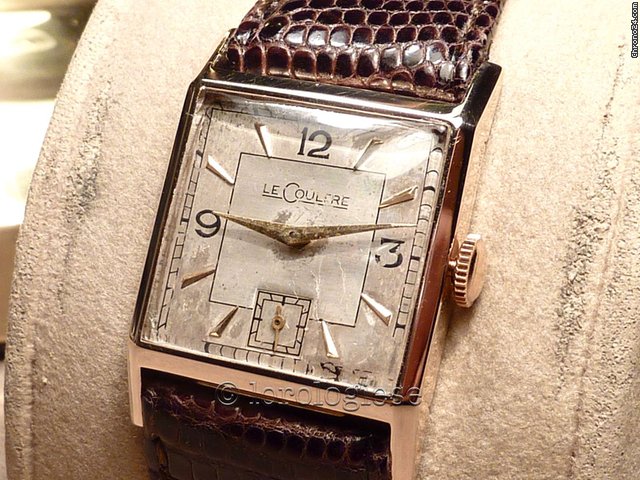 Jaeger-LeCoultre PINK GOLD ART DECO TANK CARRE WATCHES 2