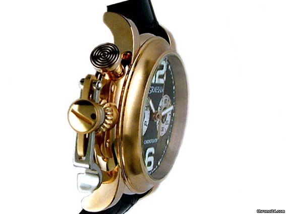 replica Graham Chronofighter RAC Serial Hours Black Rosegold 43mm WATCHES 1