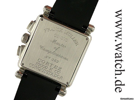 Franck Muller Conquistador King Cortez Chronograph Diamond 45x45mm N E U WATCHES 2