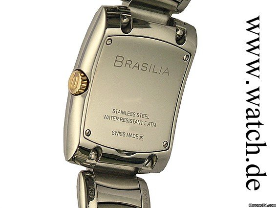 Ebel Brasilia Lady Stahl/Gelbgold Mother of Pearl Diamond 35x28mm WATCHES 2