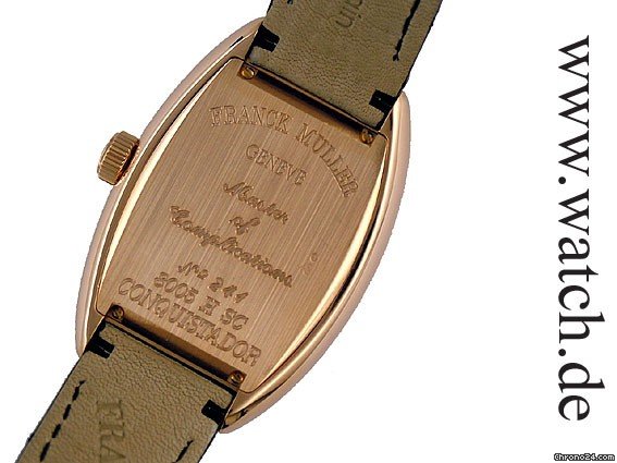 Franck Muller Conquistador Cintree Curvex Rosegold 49x35mm WATCHES 2