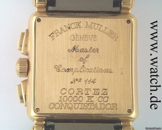 Franck Muller Conquistador King Cortez Chronograph Rosegold 45x45mm WATCHES 2